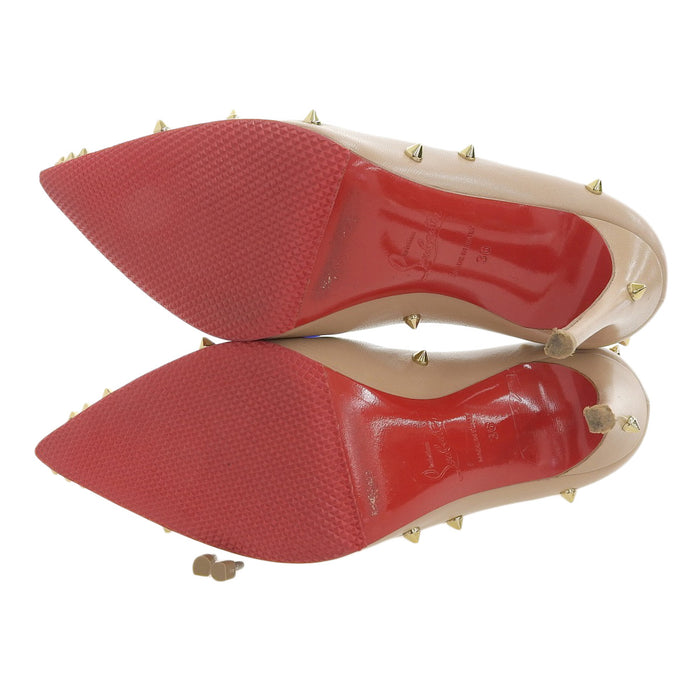 Christian Louboutin 
レザー 
スタッズ ハイヒール パンプス