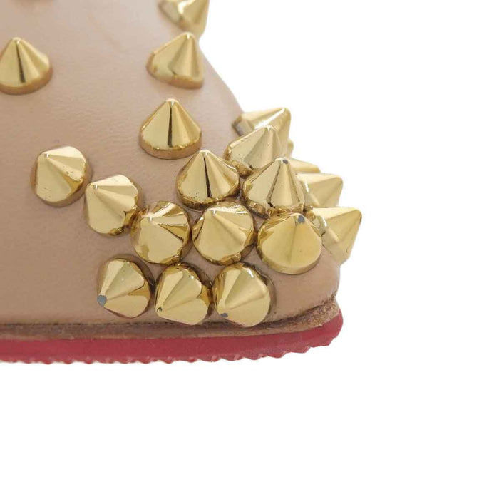 Christian Louboutin 
レザー 
スタッズ ハイヒール パンプス