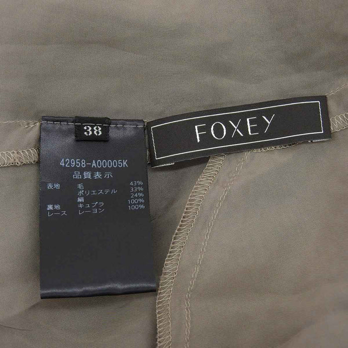 FOXEY 
Abito senza maniche con tasche a righe arricciato misto lana misto seta 
Abito FOXEY BOUTIQUE Prologue
