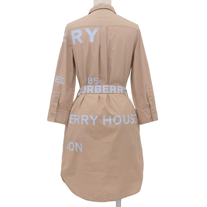 BURBERRY 
Knee-length 
Horseferry Cotton Shirt Dress