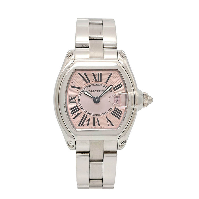CARTIER 
ロードスター SM デイト 
箱ギャラ付