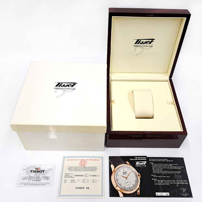 TISSOT 
ヘリテージ 150周年記念限定モデル FULLSET 1853本限定 
箱ギャラ付