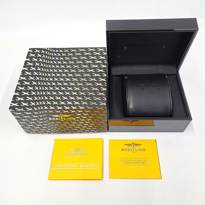 BREITLING 
Navitimer Chronograph 
With Box and Warranty Card