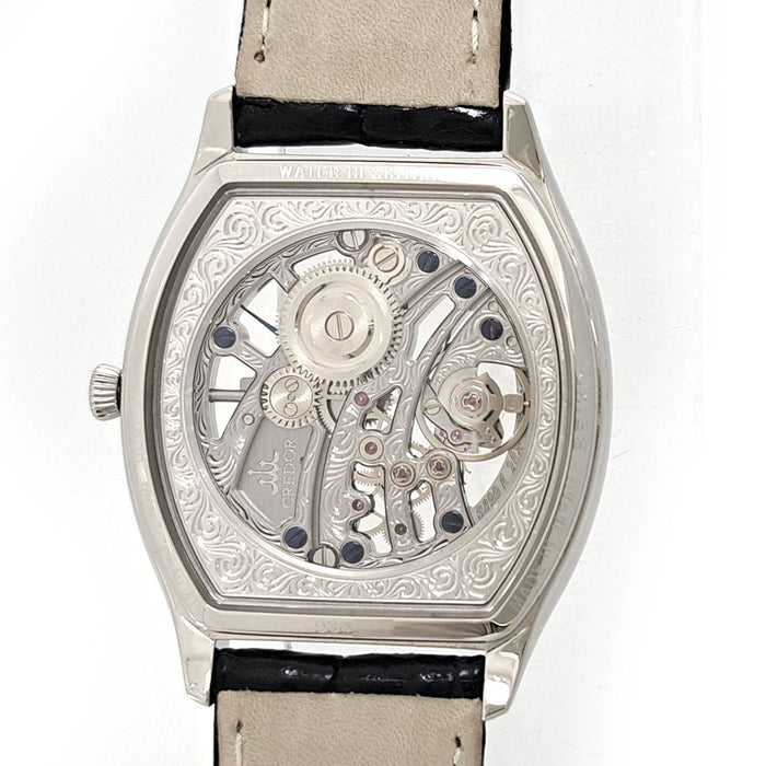 SEIKO 
クレドール シグノ スケルトン プラチナ950 Overhauled 
OH済