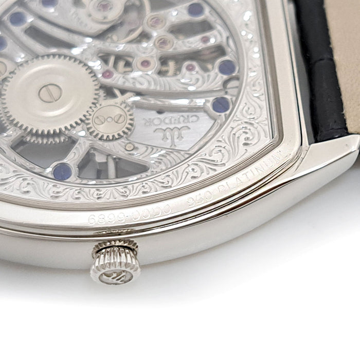 SEIKO 
クレドール シグノ スケルトン プラチナ950 Overhauled 
OH済