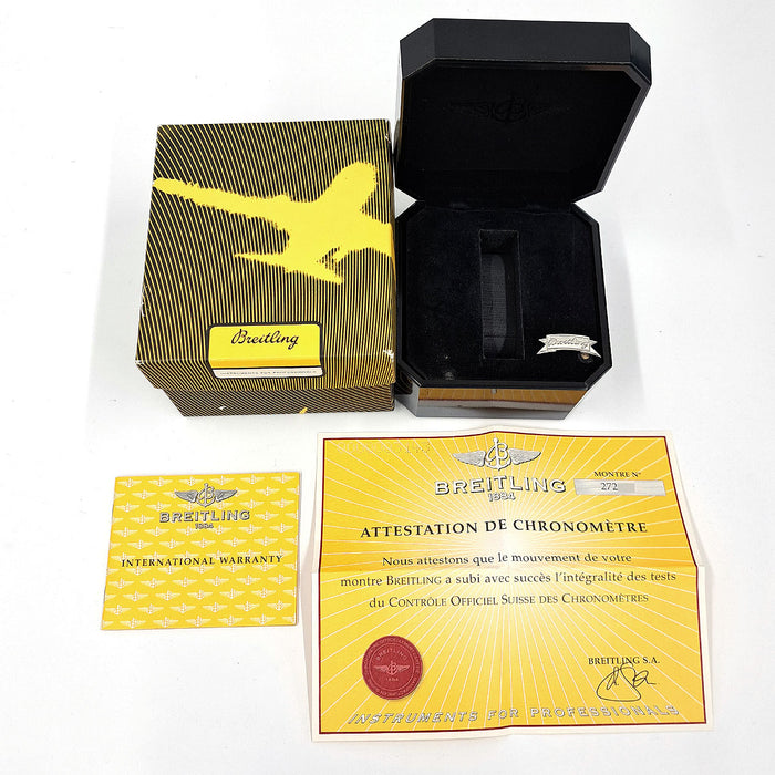 BREITLING
Navitimer Fighters Chronograph Date
With box and warranty card
