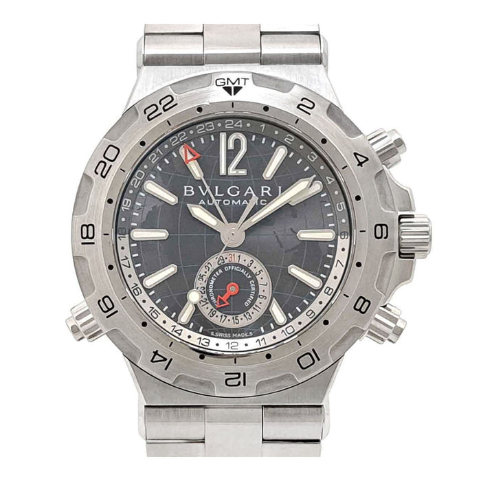 BVLGARI 
Diagono Professional GMT 
With Box and Warranty Card