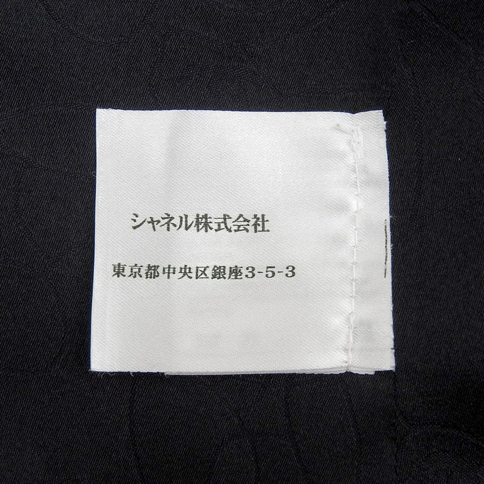 CHANEL 
05C COCO ココボタン ウール ツイード トリム 
ココマーク エンブレム テーラードジャケット