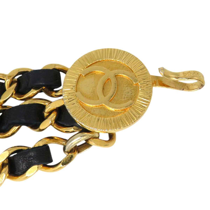 CHANEL 
1984 COCO CC ロゴ ゴールドカラーメタル 
ココマーク ヴィンテージ チェーンベルト