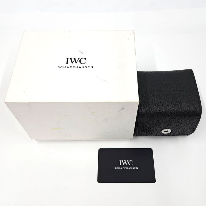 IWC Pilot Watch Spitfire Date With Box and Warranty Card