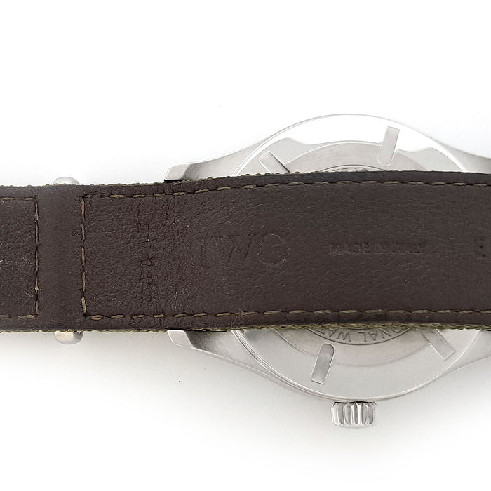 IWC Pilot Watch Spitfire Date With Box and Warranty Card