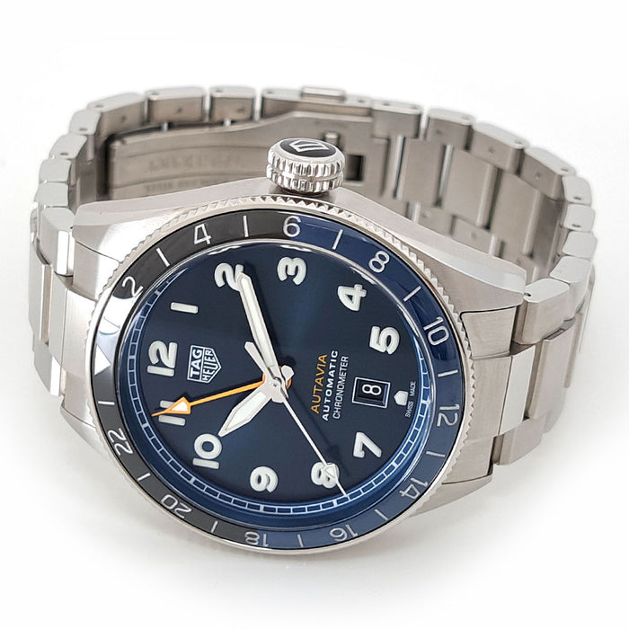 TAG HEUER 
オータヴィア 60周年アニバーサリー GMT デイト 
ギャラ付