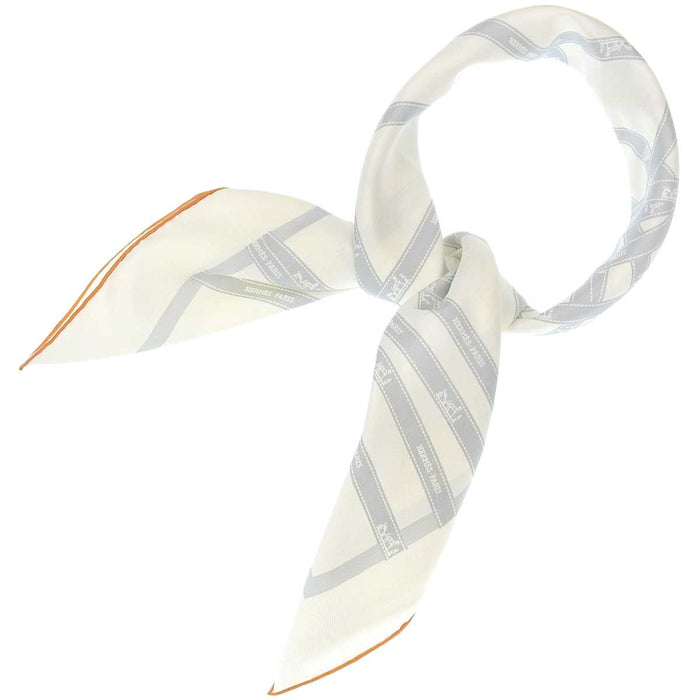 HERMES
標誌 H 絲綢 大幅 馬
Carré 90 Bolduc 銀座限定 波爾杜克 緞帶 圍巾