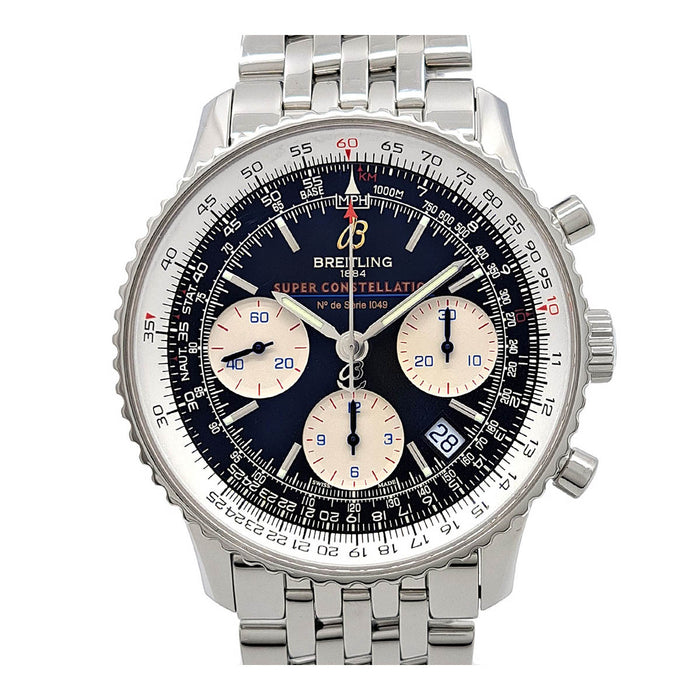 BREITLING 
Navitimer Super Constellation Limited 
With box and warranty card