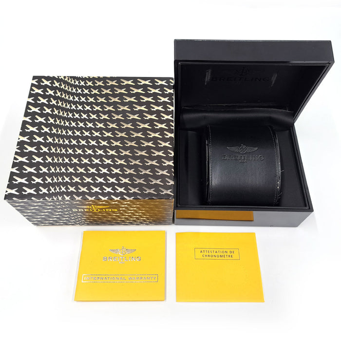BREITLING 
Navitimer Super Constellation Limited 
With box and warranty card