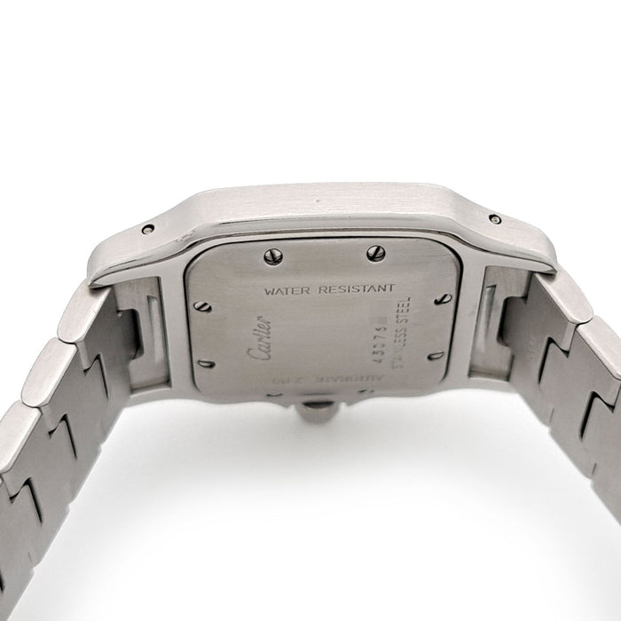 CARTIER 
Santos Galbée LM 
Révisé avec boîte et certificat