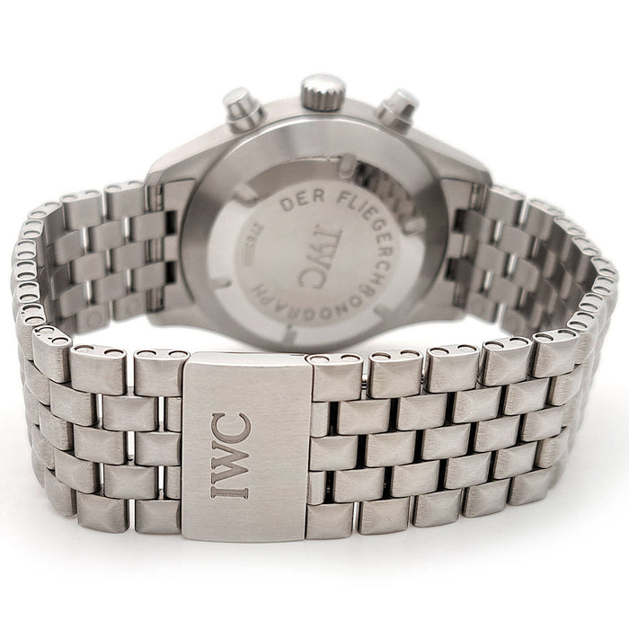 IWC Pilot Watch Mechanical Flieger Chronograph Day-Date With Guarantee Card