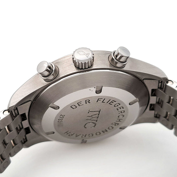 IWC Pilot Watch Mechanical Flieger Chronograph Day-Date With Guarantee Card