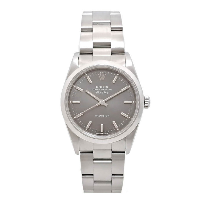ROLEX 
Air-King Gray Dial Overhauled 
OH Completed With Box and Guarantee Card