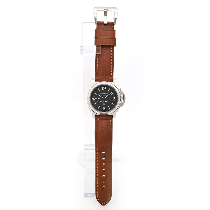 OFFICINE PANERAI 
ルミノール マリーナ ロゴ アッチャイオ 
箱ギャラ付
