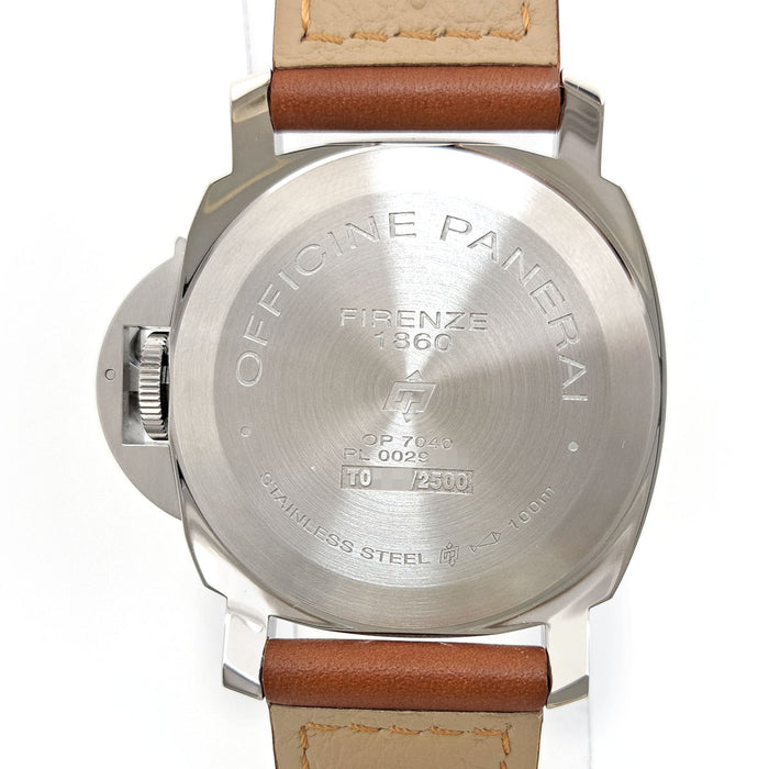 OFFICINE PANERAI 
ルミノール マリーナ ロゴ アッチャイオ 
箱ギャラ付