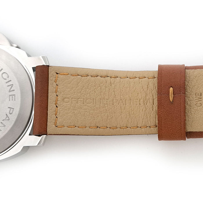 OFFICINE PANERAI 
ルミノール マリーナ ロゴ アッチャイオ 
箱ギャラ付
