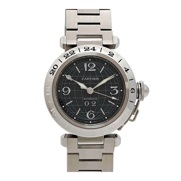 CARTIER 
Pasha C Méridien Grande Date GMT
