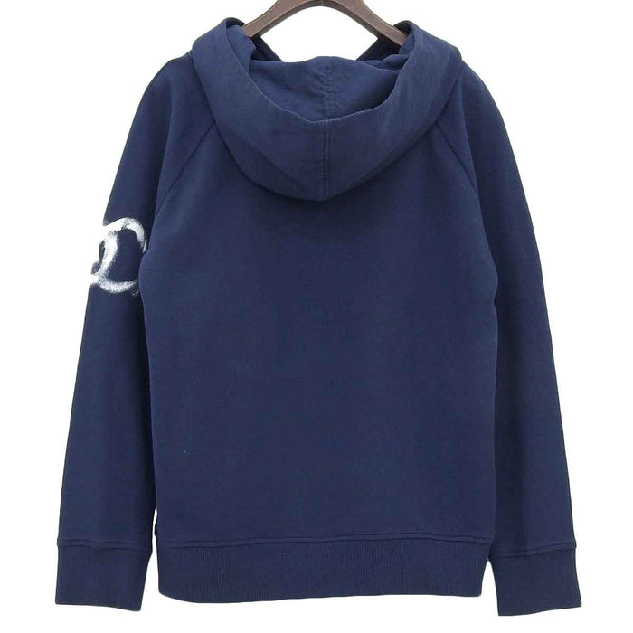 CHANEL 
COCO Paint Logo Print Sweat Cotton 
Coco Mark 2013 Christmas Limited Novelty Hoodie