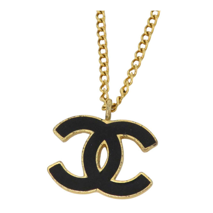 CHANEL 
02A COCO CC ゴールドカラーメタル 
ココマーク チェーンネックレス