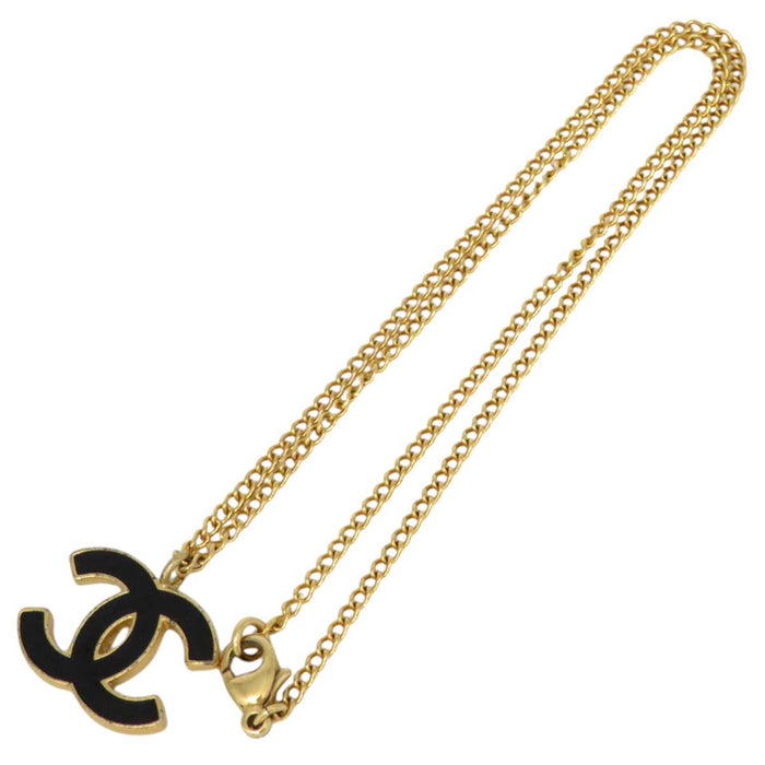 CHANEL 
02A COCO CC ゴールドカラーメタル 
ココマーク チェーンネックレス