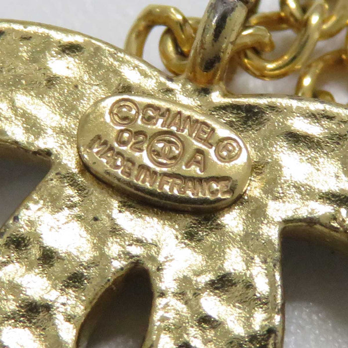CHANEL 
02A COCO CC ゴールドカラーメタル 
ココマーク チェーンネックレス