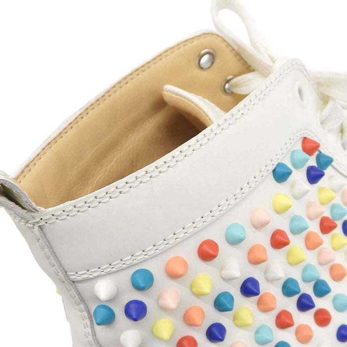 Christian Louboutin 
スパイクスタッズ 
ルイス マルチカラー ハイカットスニーカー