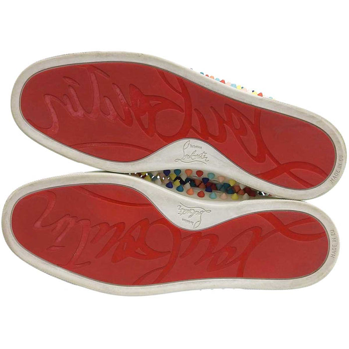 Christian Louboutin 
スパイクスタッズ 
ルイス マルチカラー ハイカットスニーカー