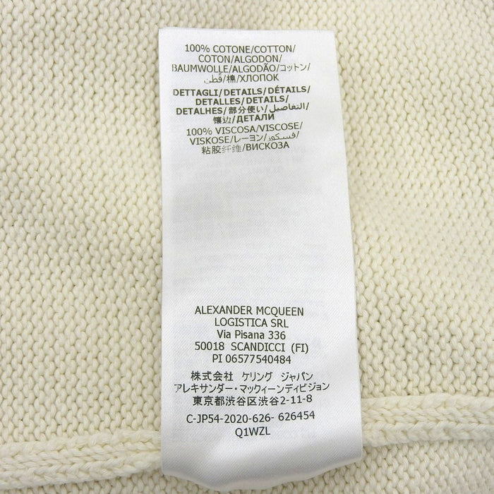 Alexander McQueen 
コットン 
グラフィット ロゴ ニット