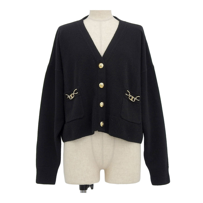 CELINE クロップド カシミヤ ニット トリオンフ グルメット CELINE クロップド カシミヤ ニット トリオンフ グルメット