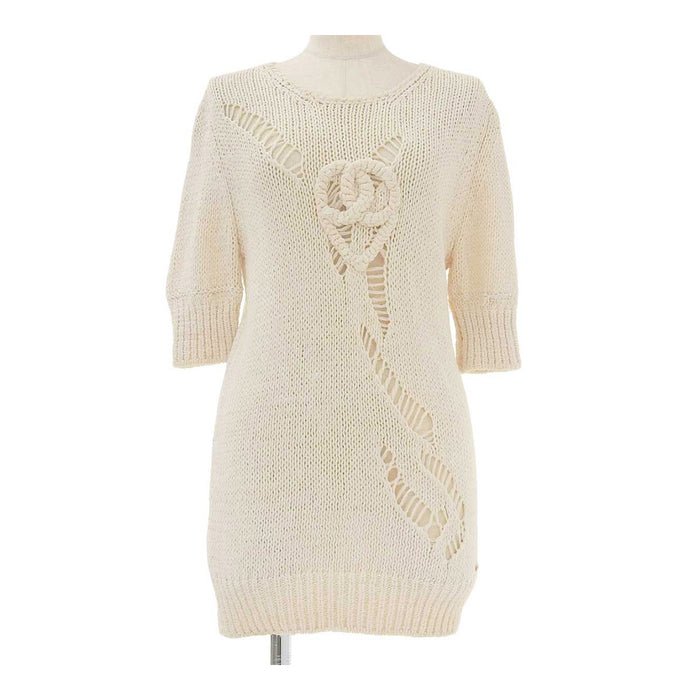 CHANEL COCO ロゴプレート 09C ココマーク シルク ニット– TS CHANEL COCO ロゴプレート 09C ココマーク シルク ニット– TS