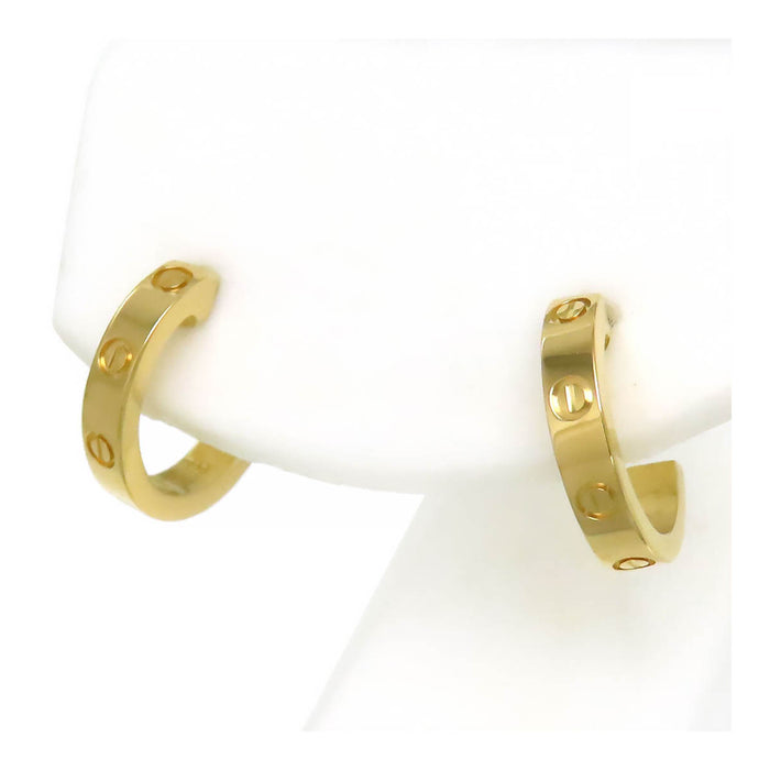 CARTIER 
ラブ フープ ピアス SM