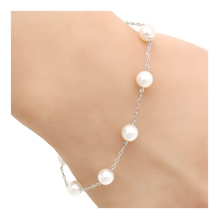 MIKIMOTO 
アコヤ パール ステーション ブレスレット