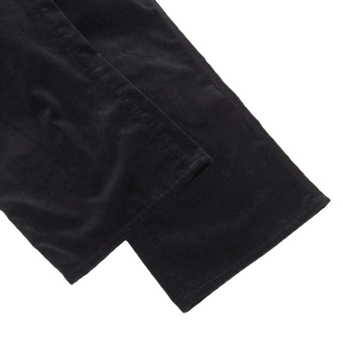 MIUMIU
Logo Embroidery Gold Color Button
Washed Velvet Black Pants