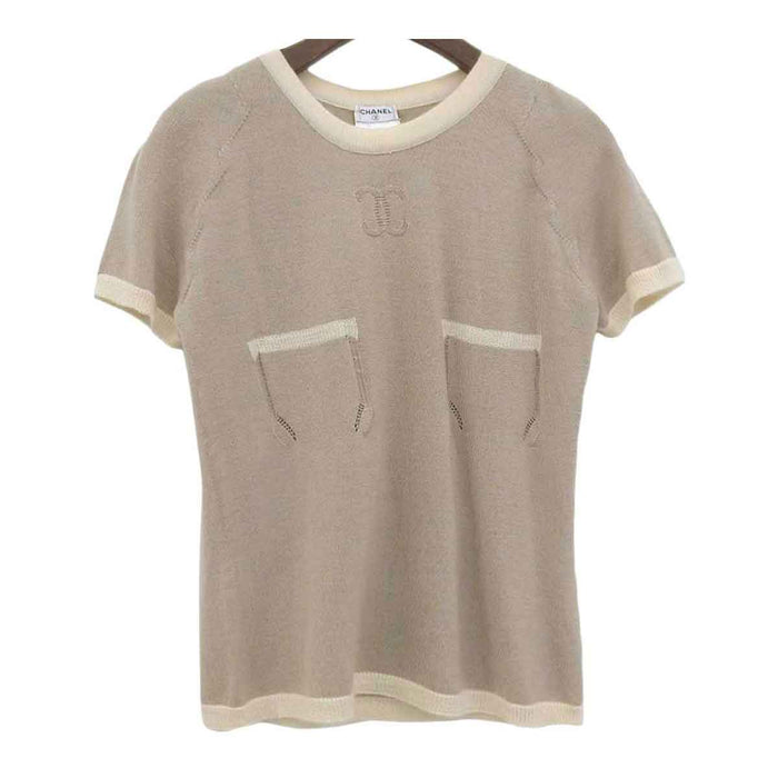 CHANEL
COCO CC Logo Summer Knit
Coco Mark Short Sleeve Knit