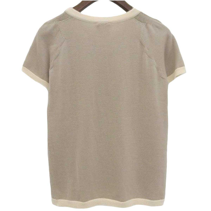 CHANEL
COCO CC Logo Summer Knit
Coco Mark Short Sleeve Knit