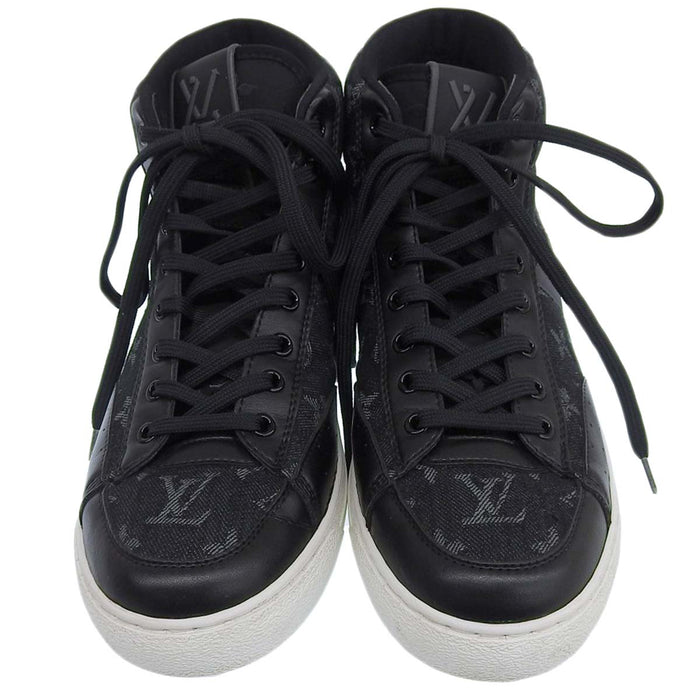 LOUIS VUITTON 
LV デニム ハイカット 
チャリー ライン スニーカー 
モノグラム