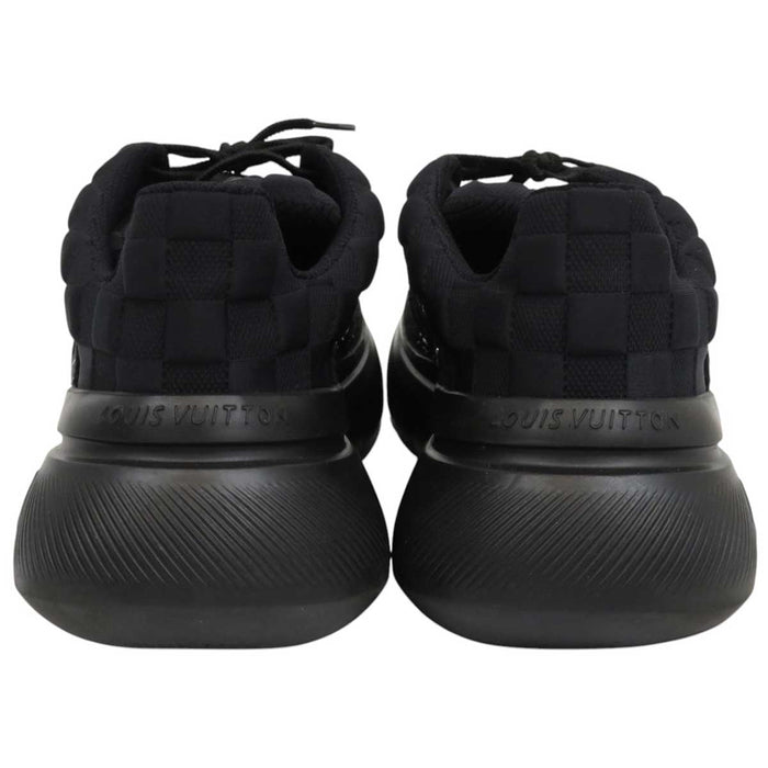 LOUIS VUITTON 
LV ロゴ ニット 
ショー アップ ライン スニーカー 
モノグラム ダミエ