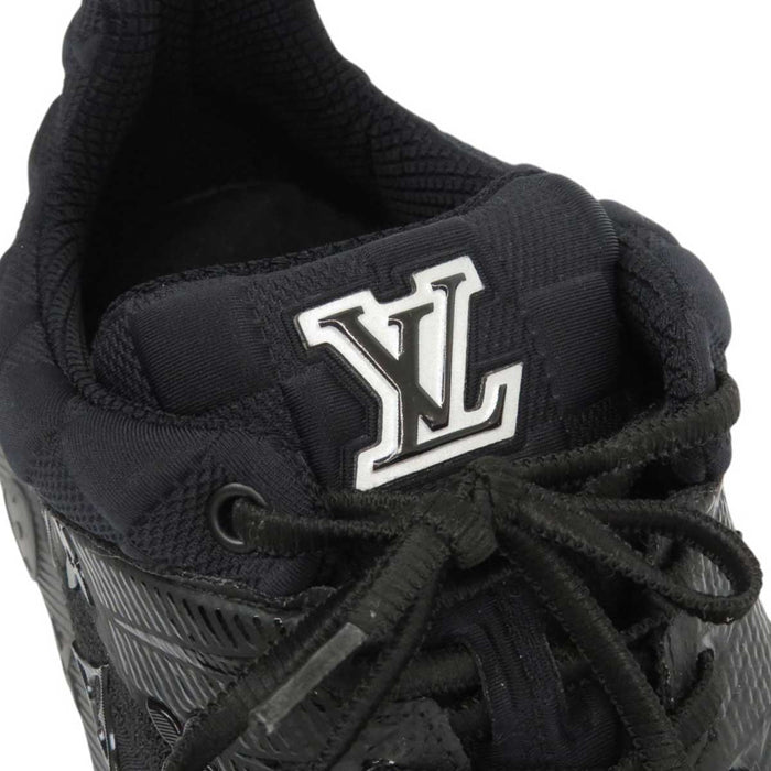LOUIS VUITTON 
LV ロゴ ニット 
ショー アップ ライン スニーカー 
モノグラム ダミエ