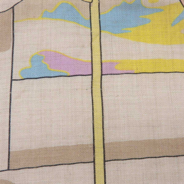 HERMES 
カレ140 カシミヤ混 シルク混 カシシル 大判 
カレジェアン 140 エルメス ロコモーション ショール