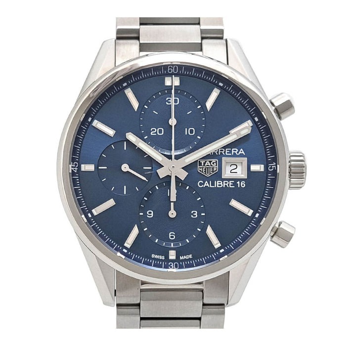 TAG HEUER
Carrera Caliber 16 Chronograph Date
With box and warranty card
