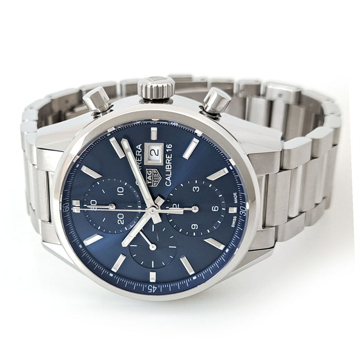 TAG HEUER
Carrera Caliber 16 Chronograph Date
With box and warranty card