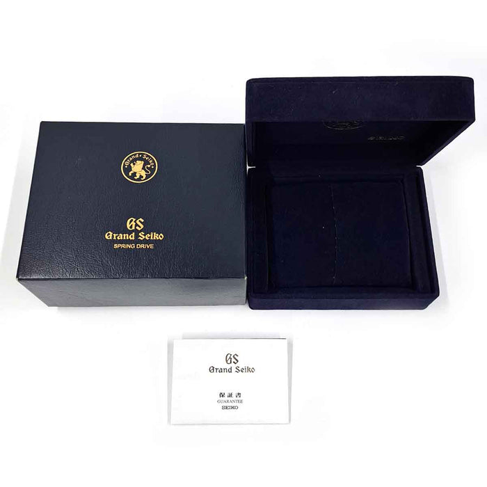SEIKO
Grand Seiko Spring Drive
With box and warranty card
