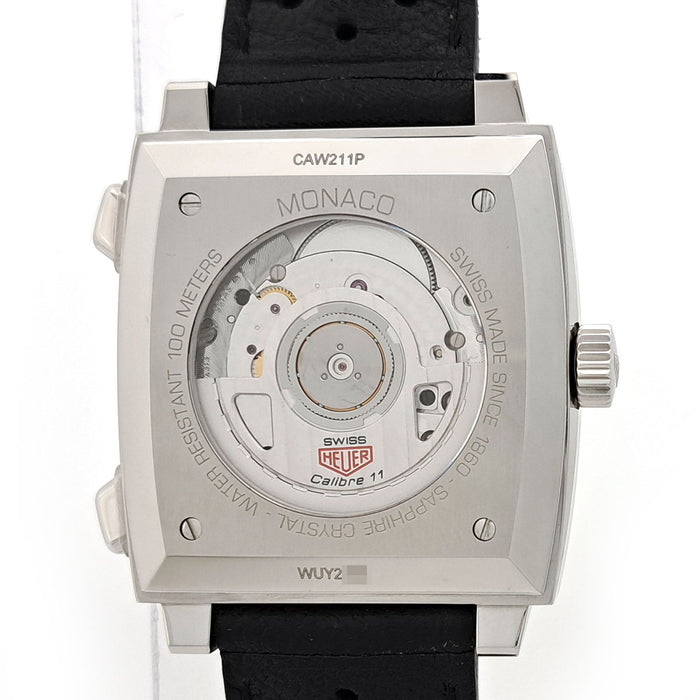 TAG HEUER 
Monaco Calibre 11 Chronographe Steve McQueen 
Avec boîte et garantie