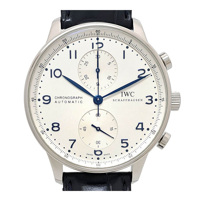 IWC 
Portuguese Chronograph Automatic 
With Box and Warranty Card